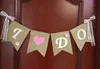 Burlap Banner, DIY Decoration for Wedding, Baby Shower and Party, 14.5feet