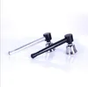 Removable black and white pure metal pipe straight rod can clean the smoke pot.