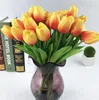 Artificial flower high quality real touch PU Tulip desktop wedding home decoration gift multi-color GA60