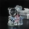 Crystal Arts and Crafts Bear NippleBaptism Baby Shower Souvenirs Party Christening Giveaway Gift Wedding Favors and Gifts For Guest