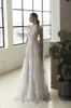 2019 Julie Vino Beach Bröllopsklänningar En Linje Halter Lace Appliques Sweep Train Sexig Tillbaka Boho Bridal Gowns Custom Made Plus Wedding Dress