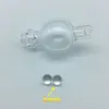 Vidro Bolha Carb Cap 6mm 8mm Quartz Terp Dab Pérolas Inserir Com Para Bazar De Quartzo Térmico Inferior de Espessura Unhas de Vidro Queimador de Óleo