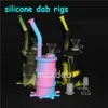 Силиконовые установки Dab Jar Bongs трубы Силиконовое масло Барабанные водопроводные трубы барботер Bong1869562