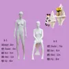 Bästa kvalitet olika stil kvinnliga mannequin glasfiberglans vit mannequin kvinnor manikin på försäljning