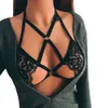 Bandage Lingerie Push Up Top Ondergoed Vrouwen Sexy Kant Karter Riem Sexy Lingerie Body Harness Porte Jaretelles Femme