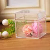 Square Box Clear Plastic Storage for DIY Tool Nail Art Jewelry Accessory beads stones Crafts case container F20173535