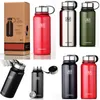 Stainless Steel Water Bottles Vacuum Insulated And Cool Mug Cup Outdoor Hiking Sport Tumblers Kettle Cup Custom Logo 610/800/1100ML WX9-801