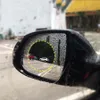 Nouveau universel voiture rétroviseur étanche à la pluie Anti-buée Auto gradation Film autocollant Anti-éblouissant pluie bouclier ovale rondeur