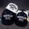 패션 1947 브루클린 스타일 스냅 백 야구 모자 모자 좋은 품질의 Snapback Cap 힙합