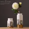 Muhtasar coruja ceramica baykuş ev dekor Baykuş pot çiçek vazo el sanatları el sanatları odası düğün dekorasyon porselen hayvan heykelcik