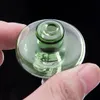 Glass Carb Cap Dual Directional Cap Smoking Accessories for 25mm OD Quartz Banger Nail Water Pipes Dabber Bongs Dab Oil Rigs