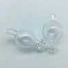 Glas Bubble Carb Cap 6mm 8mm Quarz Terp Dab Perlen Einsatz mit für Quarz Thermal Banger dicken Boden Nägel Glas Ölbrenner