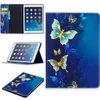 Söt Elephant Owl Butterfly Flip Stand PU Läder Skydd till iPad Air Air2 5 6 234 Mini123 4 Ny iPad 9.7 2017 2018 Samsung