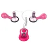 7 vibração vibratória mamilo otário electro vibrador massagem estimulador da ampliação da bomba de mama brinquedos sexuais para mulher vibradores