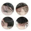 Premier Lace Pruiken Natuurlijke haarlijn Glueless Lace Front Pruiken Braziliaanse Remy Human Hair 150 Dichtheid Losse krullende kanten pruik voor Americ8795195