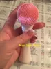 HF002 Double Sides Multifunctional Silicone Facial Cleansing Brush Portable Size 3D Face Cleaning Massage Tool Facial Brush