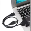 USB2.0 till SATA 7 + 15 22PIN Adapterkabel för 2,5 HDD SATA Hårddisk Kabelanslutning till USB Gratis frakt