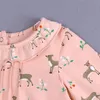 Nouveau bébé filles T-shirts 2018 automne à manches longues hauts enfants vêtements décontracté coton cerf imprimé T-shirt enfant en bas âge bébé fille t-shirts enfants vêtements