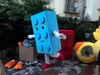 2018 hochwertige Cartoon-Figur für Erwachsene, niedliches LEGO-Block-Maskottchen-Kostüm, Kostüm, Halloween-Party-Kostüm