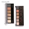 Palette de fards à paupières 6 couleurs Glamorous Smokey Eye Shadow Makeup Kit de maquillage pour le maquillage des yeux