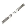 WatchBand 22mm 24mmメンFull Polided Solid Solid Stainless Steel Watch Band Strap折りたたみ安全バックルブレスレットアクセサリーBREITL200W