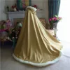 White Women Wedding Cape Bridal Jacket Cloaks Wrap Shawl Long Party Wraps Long Capes Wedding Accessories Wedding Shawl