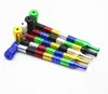 A new type of innovative thread pipe, a multi color removable straight rod, metal pipe smoking set.