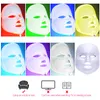 Health Beauty 7 Colors Lights LED Photon PDT Facial Mask Face Skin Care Rejuvenation Therapy Device Portable Home Use