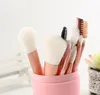 12pcs/set Pink Makeup Brushes For Foundation Powder Eyeshadow Eyeliner Lip Highlighter Cosmetic Brush Tools Make Up Brush Set With Box