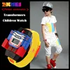 2018 Skmei Kids возглавляли модные цифровые дети, наблюдающие за кариковыми спортивными часами, роботы, трансформационные игрушки мальчики, наручные часы Relogio 3758303
