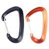 D Şeklinde Snap Hook Hewolf Carabiner Kamp Ekipmanı Kilit D Havacılık Alüminyum Anahtarlama Zinciri Snap Hook Clip Rock