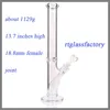 Hookahs v35cm glas bongs oljerig 9mm tjock rak bubbler klassisk design vattenrör supertunga med rökningstillbehör