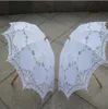 클래식 다색 고귀한 궁전 스타일의 긴 팔 웨딩 신부 우산 자수 깅엄 레이스 파라솔 레이스 우산 9664948