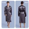 Cfung Quick Personalizado Personalizado Personalizado Homens Satin Robe Homem Vestido Groom Groom Lounge Vestes Partido Bridal Partido Kimono Favores Presente Vestes