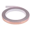 20m 10mm Copper Foil Stained Glass Foil Tape for EMI Shielding Slug Repellent Electrical Repair Waterproof Single Conductive