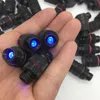 100pcs Compound Bow Violet Fiber Optic LED Bow Sight Light 3/8-32 Thread Universal Hunting Light