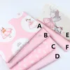 160cm * 50cm Fairy Tale Princess Cotton Fabric Baby Cloth 유아용 린넨 어린이 침구 직물 쿠션 패치 워크 재봉 조직