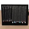 17 Hook Black Velvet Jewelry Display Shelf Jewelry Organizer Holder Necklace Display Show Case Organizer Tray Stand