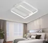 현대 LED 천장 램프 광장 조명 Luminaire 블랙 화이트 바디 거실 침실에 대 한 Lamparas 전등