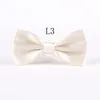 Bowtie mens affär formell knut klänning slips slips elegant vävt fasta färger vanlig silke polyester före bundna slipsar för fest bröllop