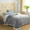 New Double Skin-friendly Soft Bed Blanket Plush Sofa Throw Blanket Queen King Size Winter Warm