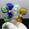 Färgade Calabash Direct Cooker Glass Bbong Wwater Pipe Titanium Nail Grinder, Glass Bubblers for Smoking Pipe Mix Colors
