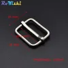 50pcs/lot Silver Metal Slides Tri-Glides Wire-Formed Roller Pin s Strap Slider Adjuster s6383719