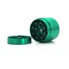 Nyaste 4 lager Zink Herb Grinder Multi Colors Spice Miller Crusher Diameter 40mm High Quality Beautiful Color Unique Design5134565