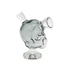Newest Mini Pipe Transparent Skeleton Skull Glass Easy To Carry Clean High Quality Temperature Resistance Smoking Pipe Tube Unique Design