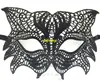 100st / mycket svart hård inställning spets mask cosplay sexig dam masque halloween mask masquerade masker party fancy dress kostym blindfold