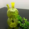Il colore del vetro dell'acqua Snuff Bottle Gourd, Bong all'ingrosso Bruciatore a nafta Tubi di vetro Tubi dell'acqua Tubo di vetro Impianti petroliferi Fumatori Spedizione gratuita