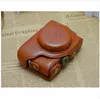 PU Leather Camera Bag Case Cover For Sony RX100 RX100II RX100III M3 DSC-RX100 III RX100M3 With Shoulder Strap Camera Bags