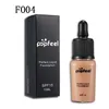 Popfeel Perfect Liquid Foundation 15ml Beautiful Cosmetics Makeup 6 colori Brighten Concealer Foundations ship5631348