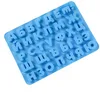 Nowy Design Rosyjski Alfabet List Silikonowe Formy Ciastko Pieczenia Czekoladowe Galaretki Formy DIY Pieczenie Silikonowa Cube Tray Kuchnia